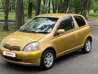 2000 Toyota Vitz I (P10), жёлтый, 220000 рублей, вид 1