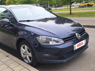 2014 Volkswagen Golf VII, синий, 1250000 рублей, вид 3