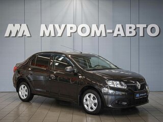 2017 Renault Logan II, чёрный, 710000 рублей, вид 1