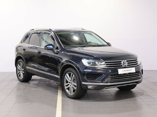 2015 Volkswagen Touareg II Рестайлинг, синий, 2399000 рублей, вид 4