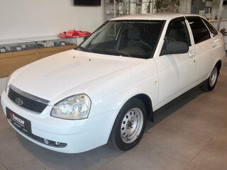 2009 Lada (ВАЗ) Priora I, белый, 350000 рублей, вид 1