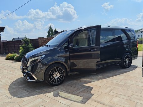 2022 Mercedes-Benz V-Класс Long 250 длинный III (W447) Рестайлинг, чёрный, 12500000 рублей, вид 3