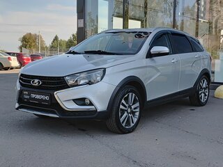 2019 Lada (ВАЗ) Vesta SW Cross I, серебристый, 890000 рублей, вид 1