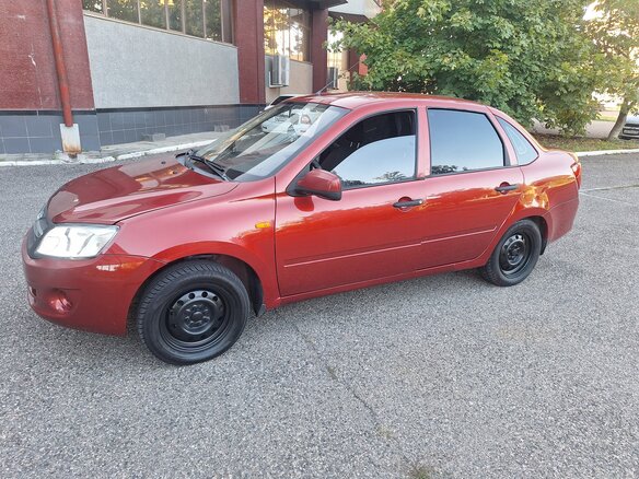 2012 Lada (ВАЗ) Granta I, красный, 345000 рублей - вид 14