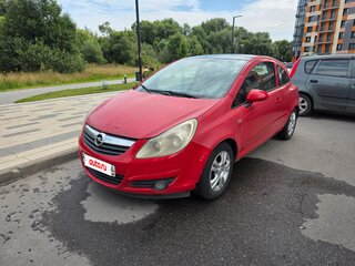 2007 Opel Corsa D, красный, 350000 рублей, вид 1