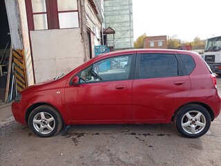 2005 Chevrolet Aveo I, красный, 179000 рублей, вид 3