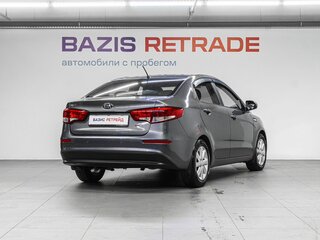 2016 Kia Rio III Рестайлинг, серый, 999000 рублей, вид 5
