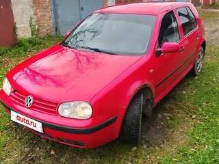 1998 Volkswagen Golf IV, красный, 185000 рублей, вид 1