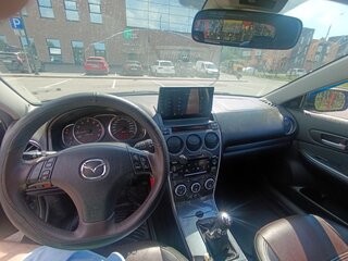 2006 Mazda 6 I (GG) Рестайлинг, синий, 310000 рублей, вид 4