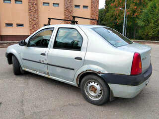 2006 Renault Logan I, серебристый, 299000 рублей, вид 4