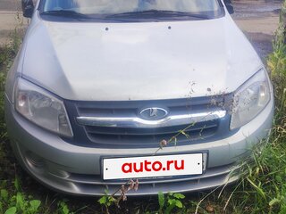 2013 Lada (ВАЗ) Granta I, серебристый, 240000 рублей, вид 1