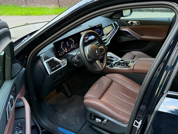 2024 BMW X6 30d III (G06) Рестайлинг, синий, 13900000 рублей - вид 7