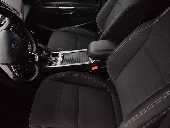 2017 Ford Kuga II Рестайлинг, синий, 1380000 рублей - вид 10