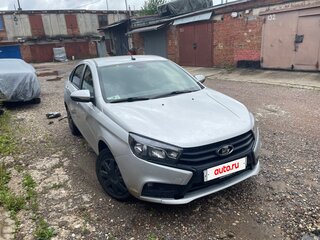2019 Lada (ВАЗ) Vesta I, серебристый, 800000 рублей, вид 1