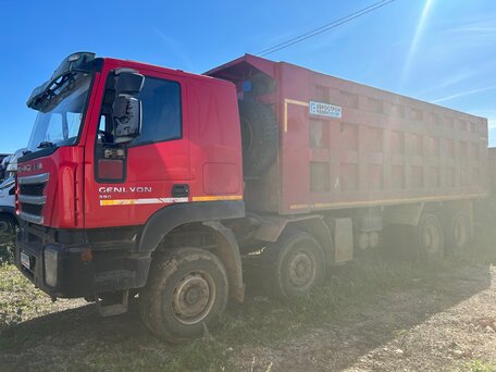 2021 IVECO-Hongyan 8x4 (CQ3406), красный, 1600300 рублей, вид 1