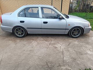 2007 Hyundai Accent ТагАЗ II, серебристый, 370000 рублей, вид 4