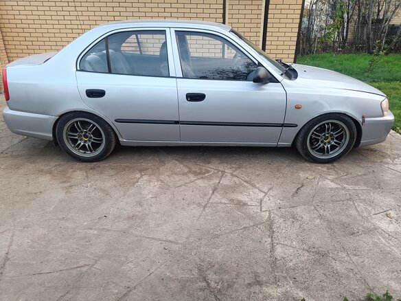 2007 Hyundai Accent ТагАЗ II, серебристый, 350000 рублей - вид 3