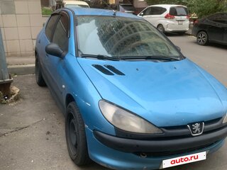 2001 Peugeot 206, голубой, 155000 рублей, вид 2