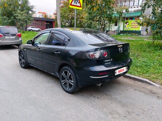 2008 Mazda 3 I (BK) Рестайлинг, чёрный, 490000 рублей, вид 4