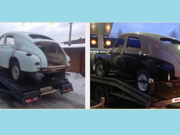 1949 ГАЗ М-20 «Победа», коричневый, 1800000 рублей - вид 5