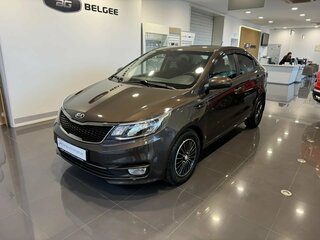 2016 Kia Rio III Рестайлинг, коричневый, 1150000 рублей, вид 1