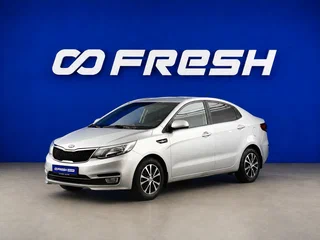 2017 Kia Rio III Рестайлинг, серебристый, 1049077 рублей, вид 5