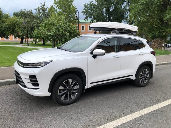 2023 Exeed LX I Рестайлинг, белый - вид 3