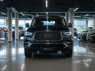 2019 Infiniti QX80 I Рестайлинг 2, синий, 4450000 рублей, вид 3