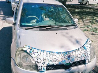 2000 Toyota Vitz I (P10), серебристый, 300000 рублей, вид 1