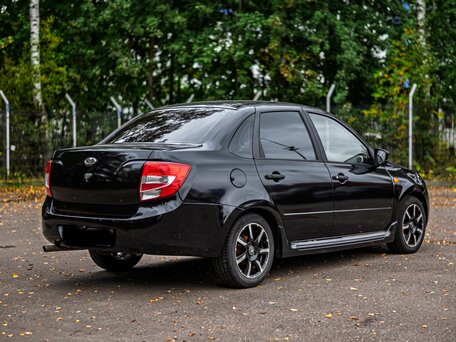2016 Lada (ВАЗ) Granta Sport I, чёрный, 400000 рублей, вид 2