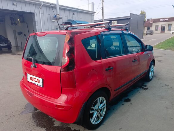 2009 Nissan Note I Рестайлинг, красный, 450000 рублей - вид 3