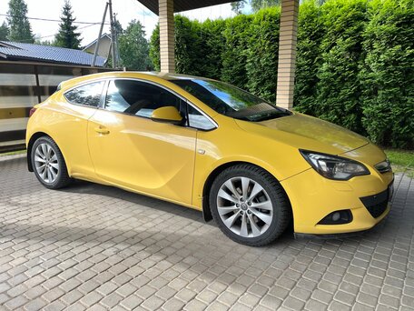 2014 Opel Astra GTC J Рестайлинг, жёлтый, 720000 рублей, вид 5