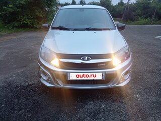 2015 Lada (ВАЗ) Granta I, серебристый, 299999 рублей, вид 2