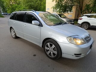 2002 Toyota Corolla Fielder IX (E120, E130), серый, 470000 рублей, вид 1
