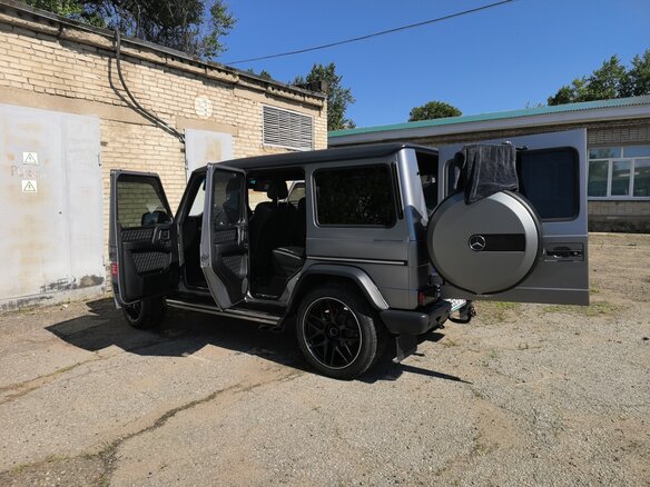 2015 Mercedes-Benz G-Класс AMG 63 AMG I (W463) Рестайлинг 3, серый, 6000000 рублей - вид 5