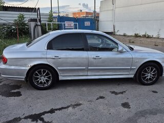 2007 Hyundai Sonata ТагАЗ IV (EF) Рестайлинг, серебристый, 410000 рублей, вид 4