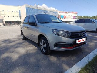 2018 Lada (ВАЗ) Granta I Рестайлинг, серебристый, 590000 рублей, вид 2