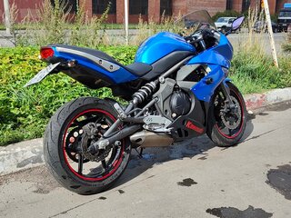2012 Kawasaki ER-6F (Ninja 650R), синий, 450000 рублей, вид 2