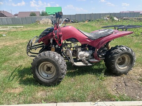 2007 Forsage ATV 125, красный, 39000 рублей, вид 1