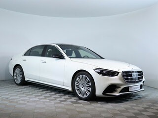 2021 Mercedes-Benz S-Класс 500 Long 4MATIC VII (W223), белый, 8800000 рублей, вид 3
