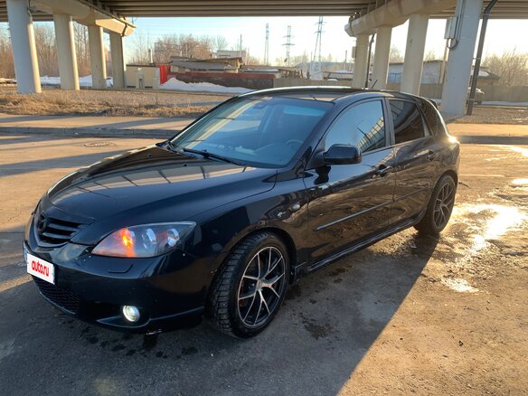 2005 Mazda 3 I (BK), чёрный, 275000 рублей - вид 2