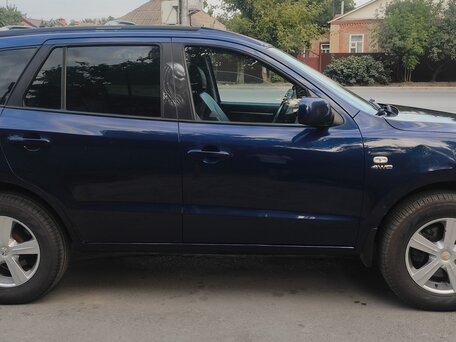 2006 Hyundai Santa Fe II, синий, 800000 рублей, вид 4