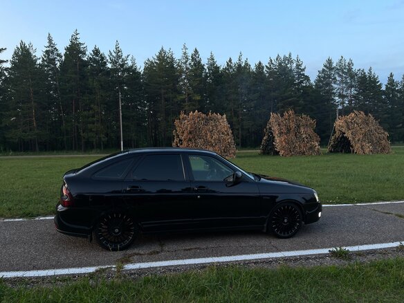 2011 Lada (ВАЗ) Priora I, чёрный, 450000 рублей - вид 9