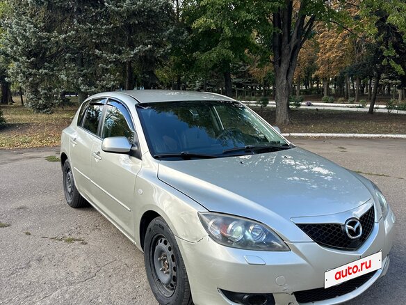 2008 Mazda 3 I (BK) Рестайлинг, серебристый, 560000 рублей - вид 1