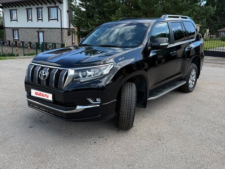 2019 Toyota Land Cruiser Prado 150 Series Рестайлинг 2, чёрный, 5600000 рублей, вид 2