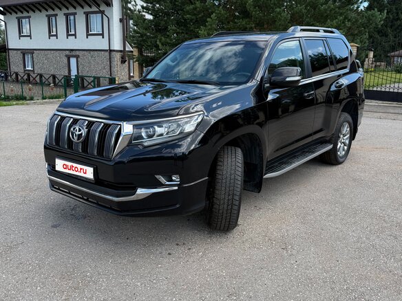 2019 Toyota Land Cruiser Prado 150 Series Рестайлинг 2, чёрный, 5600000 рублей - вид 1