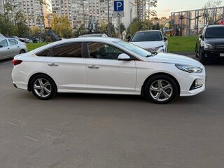2017 Hyundai Sonata VII (LF) Рестайлинг, белый, 1649999 рублей, вид 5