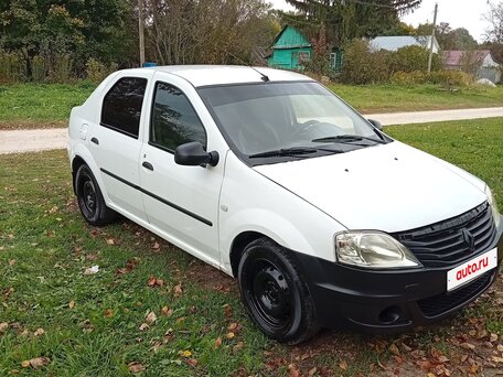 2012 Renault Logan I Рестайлинг, белый, вид 2