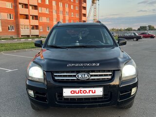 2006 Kia Sportage II, чёрный, 700000 рублей, вид 1