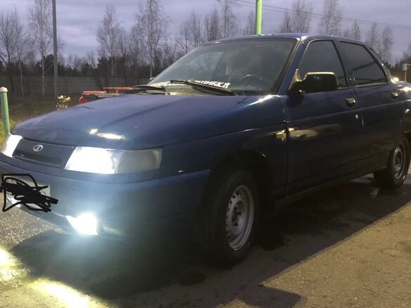 2003 Lada (ВАЗ) 2110, синий, 137000 рублей - вид 4